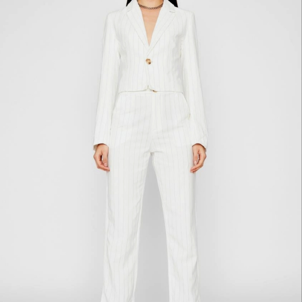 Striped Pant Suit Set